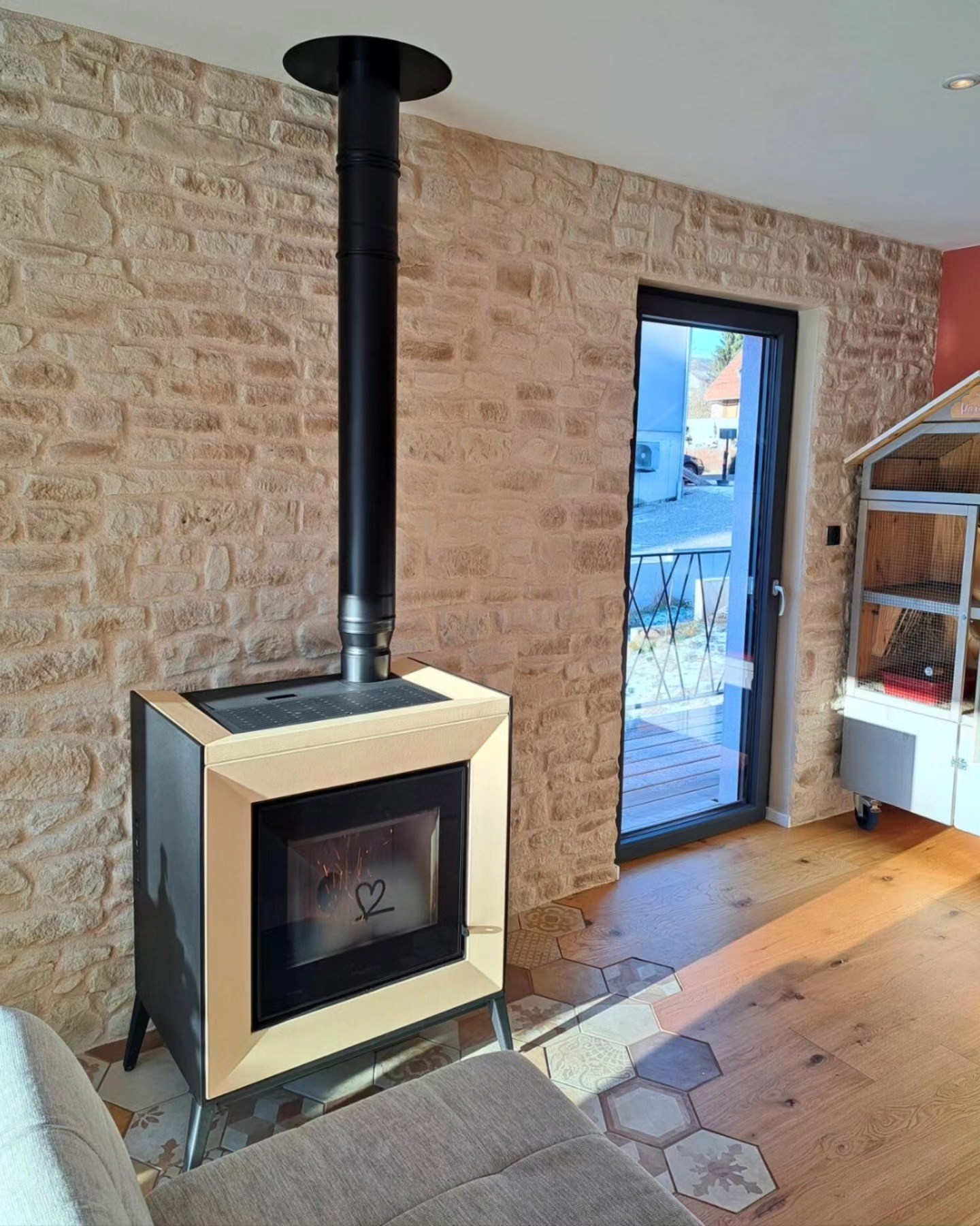 Installation d'un poêle à granulés par L'Atr'actif à Sarrebourg